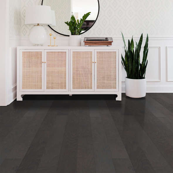 Shaw Northington Smooth Sable Hickory 5" Wide 1/2" Thick Engineered Hardwood 0358W09022 - Sample