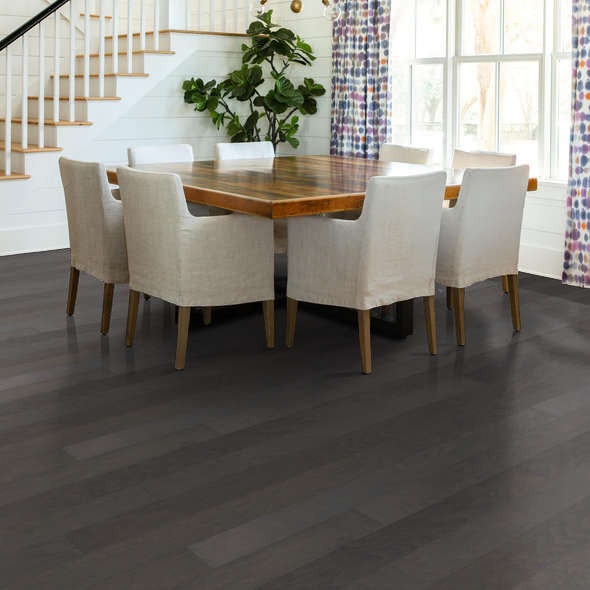 Shaw Northington Smooth Sable Hickory 5" Wide 1/2" Thick Engineered Hardwood 0358W09022 - Sample