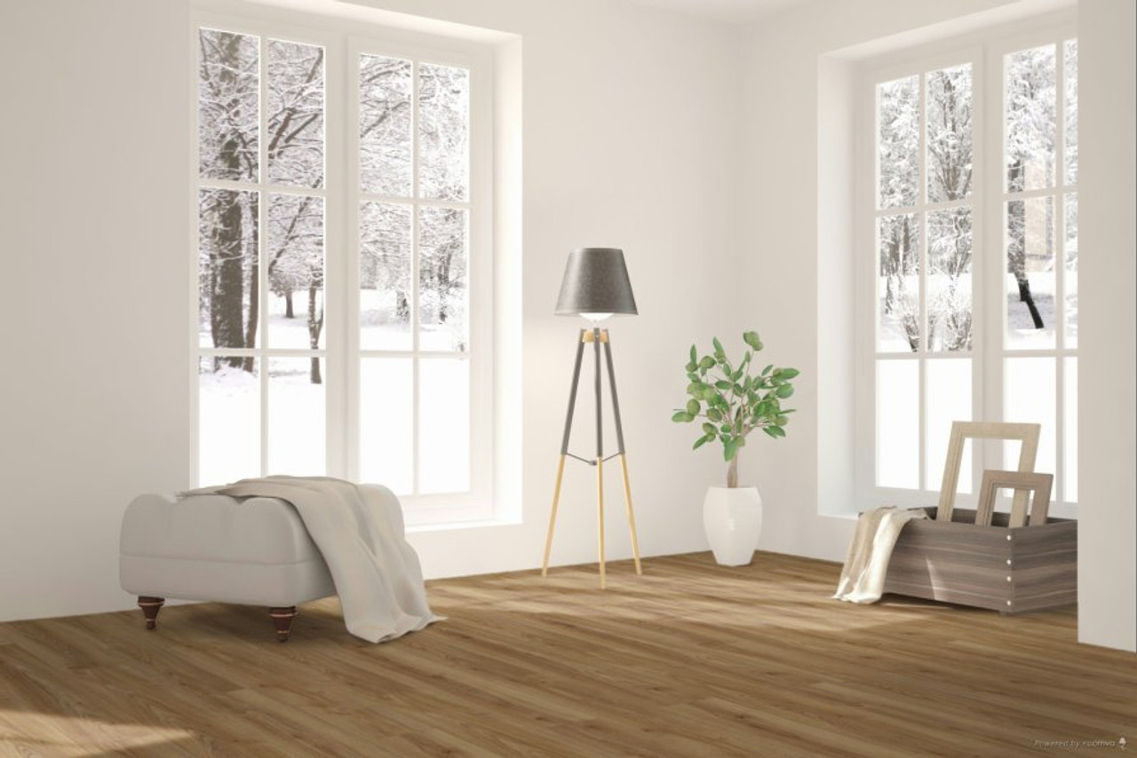 PREMIUM QUALITY - Forest Floor Collection - Natural Hickory - Rigid Core Waterproof Flooring - 7" x 48"- Luxury Vinyl Plank Flooring 8028P