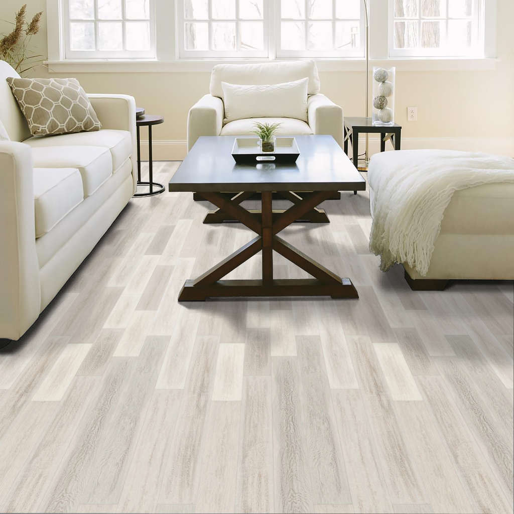 Shaw Anderson Tuftex - Coast To Coast Beacon - 7.5" Wide - 1/2" Thick - Wire Brushed Engineered Hardwood 1301U11081 - Sample