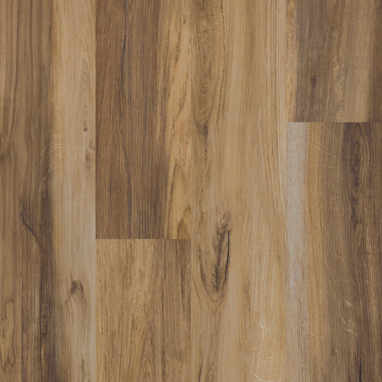 Rustic Revival Collection - Big Sky Hickory - Rigid Core Waterproof Flooring - 7.69"x48"- Luxury Vinyl Plank Flooring 750 - Sample