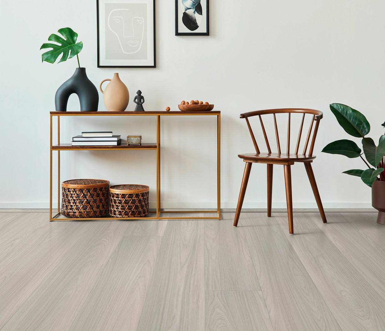 COREtec Pro Series Rushden Walnut 9" x 72" Waterproof Engineered Vinyl Plank Flooring UV96801030 SQFT Price : 3.39 room