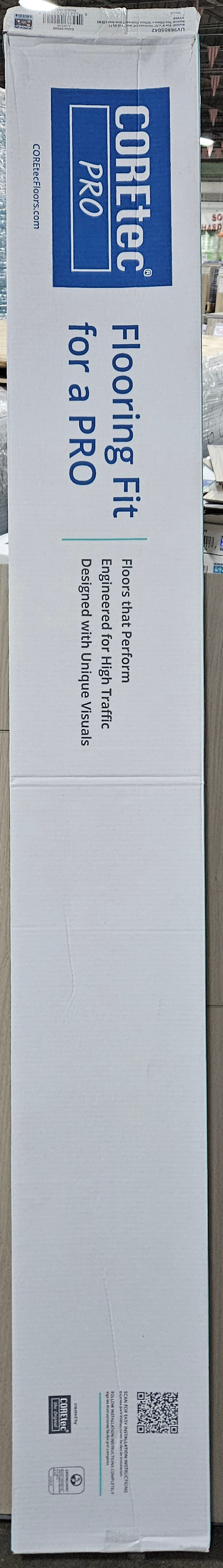 COREtec Pro Series Cardington Walnut 9" x 72" Waterproof Engineered Vinyl Plank Flooring UV96804042 SQFT Price : 3.79 carton