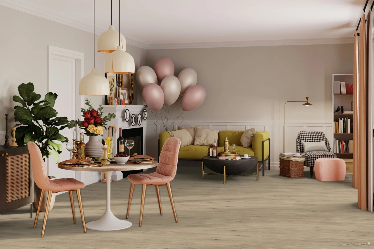 Remarkable Brand Rigid Core Waterproof Luxury Vinyl Plank Flooring - Clarkson - 8mm Thick - 8" x 72"  CLARKSON room