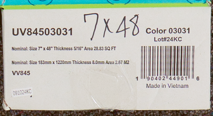 SUPER PREMIUM QUALITY - Shaw Coretec Originals Classics - Wellstead Oak - Waterproof Vinyl Luxury Plank Flooring 8mm x 7" x 48" UV84503031 SQFT Price : 3.39