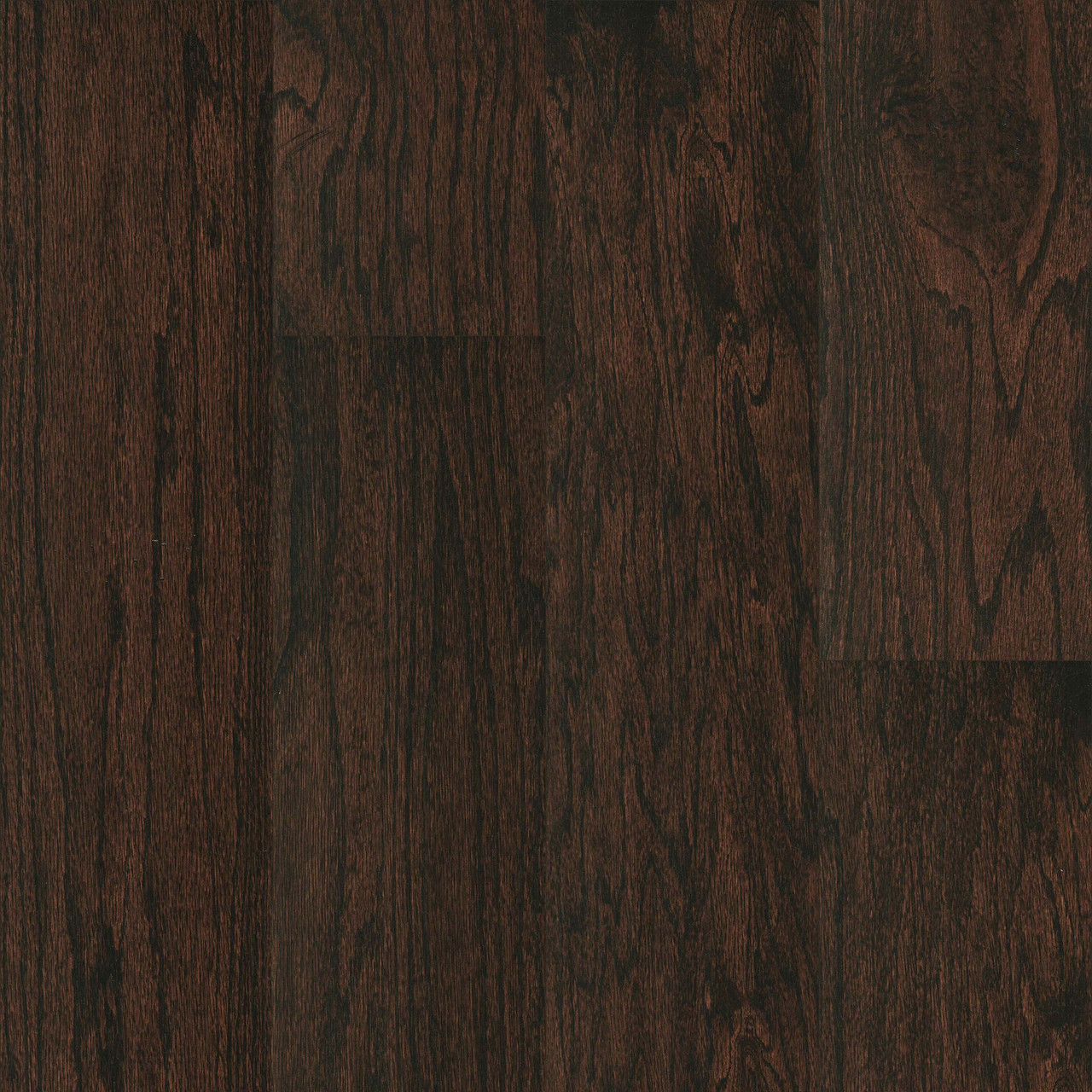 Pergo Max Hardwood Oak Chocolate Click Together 5" Wide Engineered Hardwood PUO45-11 - Sample