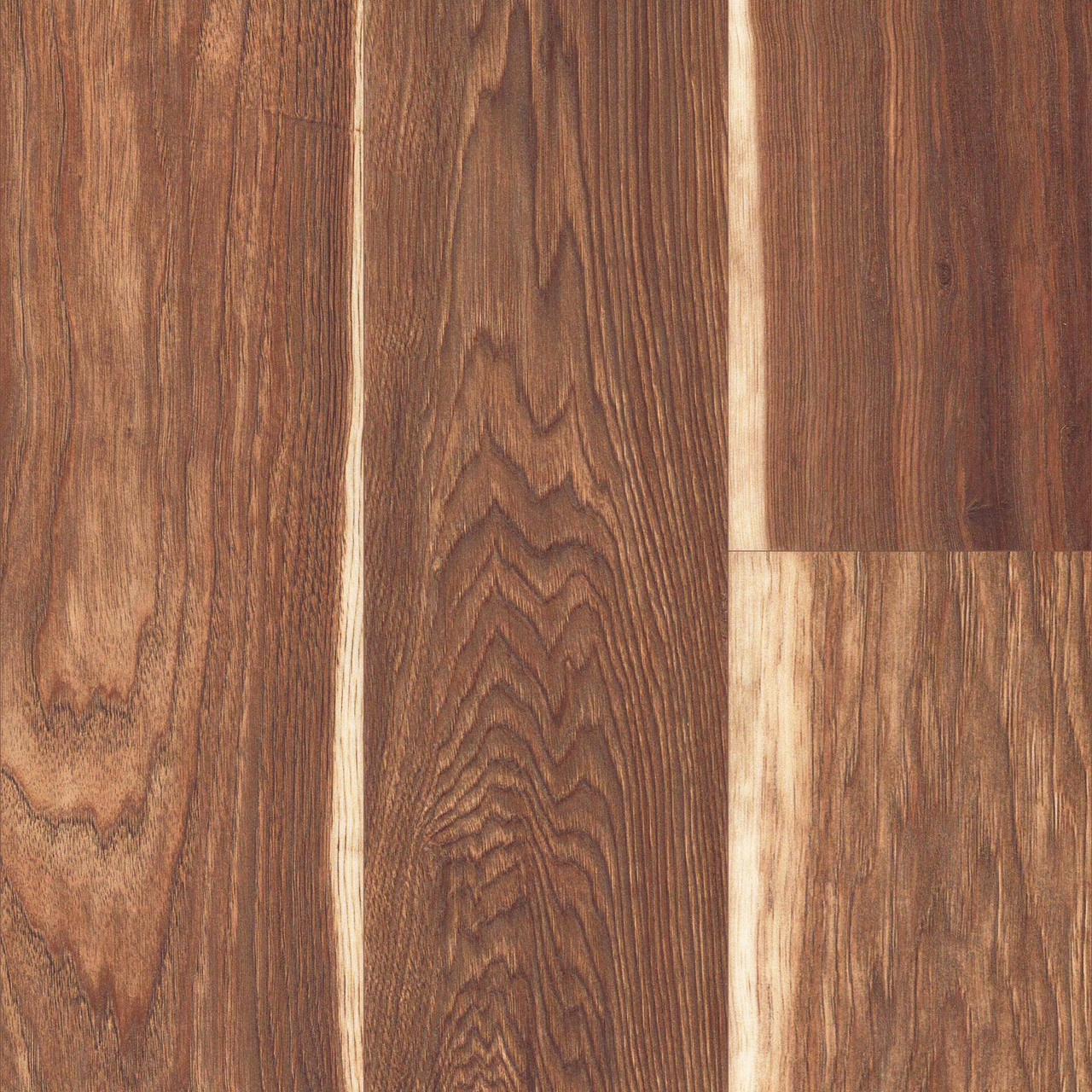 Mannington Restoration Collection Laminate - Saw Mill Hickory Gunstock - 6.5" Wide 12mm Laminate Flooring 22331 - Sample