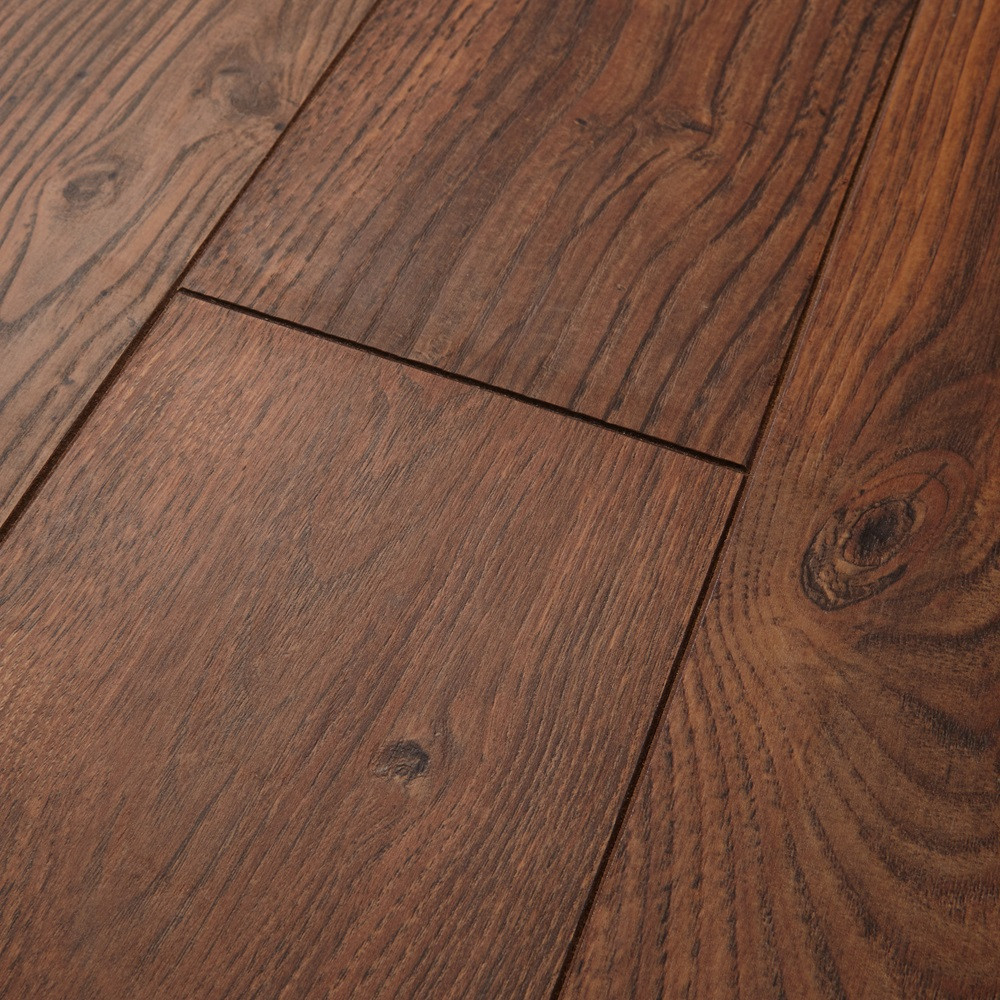 Mannington Restoration Collection Laminate - Chestnut Hill Nutmeg - 6.5" Wide 12mm Laminate Flooring 22320 - Sample