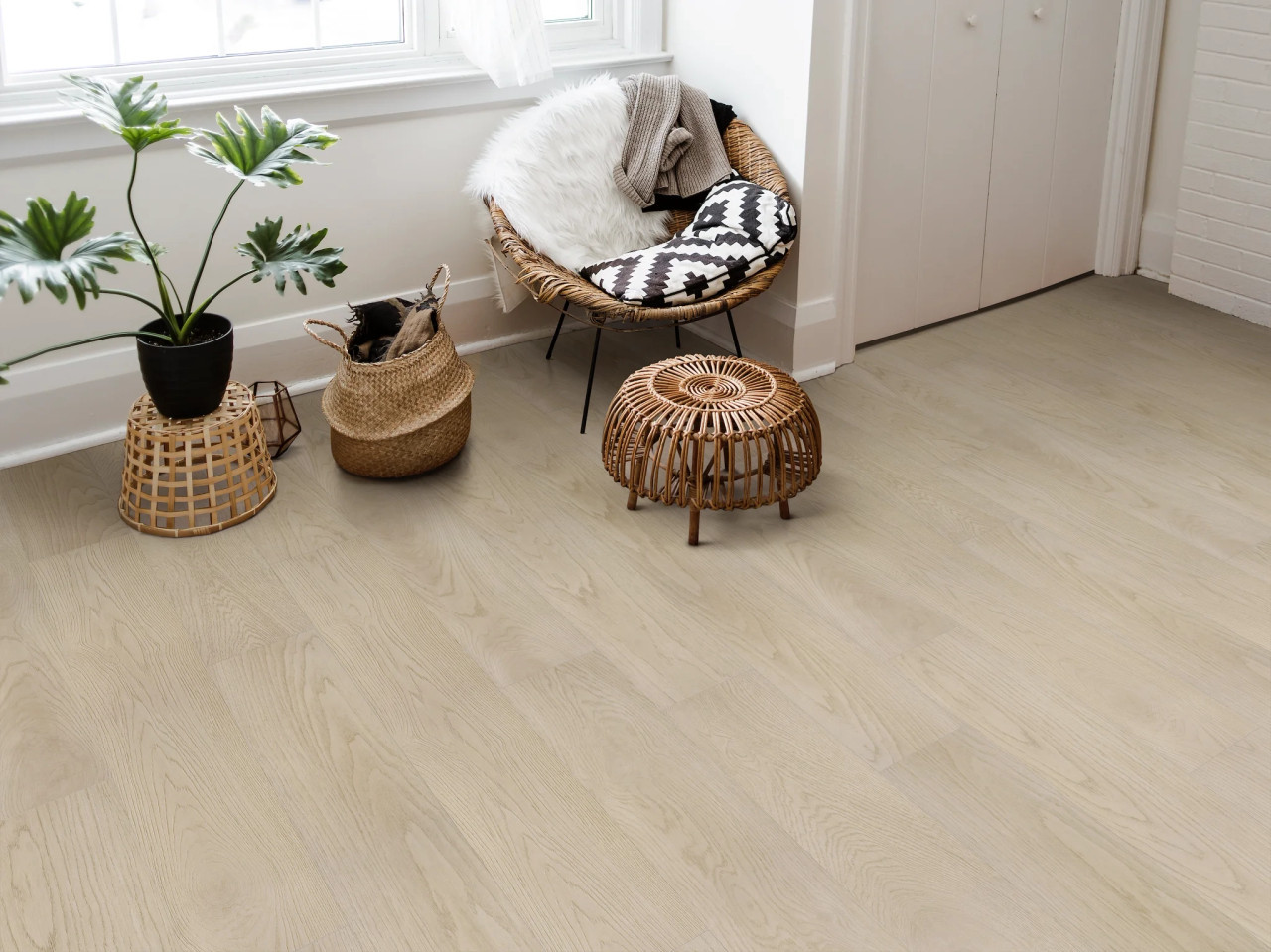 COREtec Pro Premium - Rushden Walnut - 9" x 72" - Waterproof Luxury Vinyl Plank Flooring with Attached Cork UV96801030 - Sample