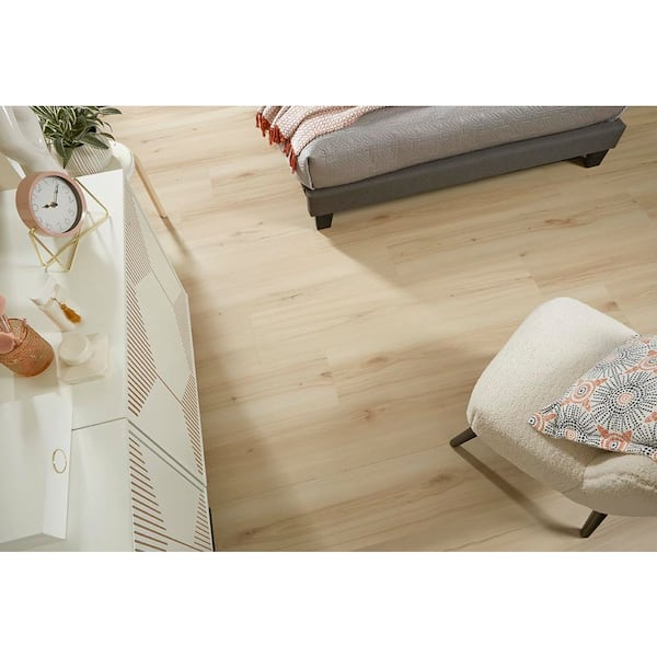 LIFEPROOF - Meadowlark Maple - 9.56"x 60" x 7mm Thick - Click Lock - Waterproof Luxury Vinyl Plank Flooring with Attached Pad 26164