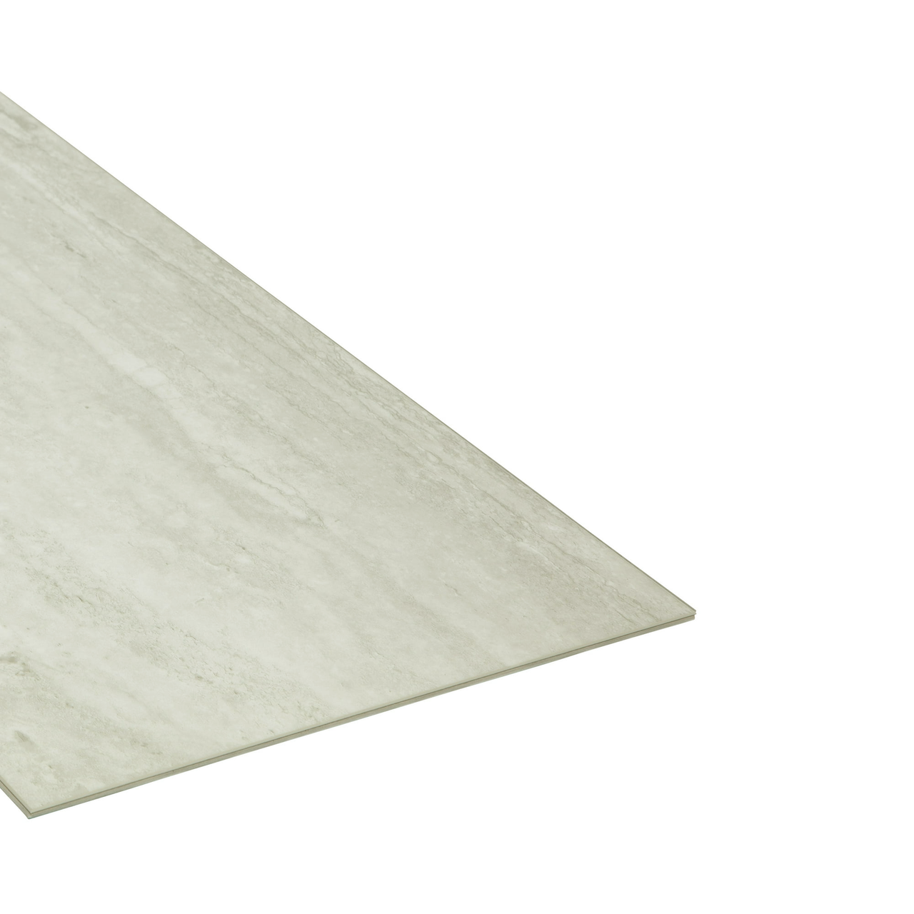 Wellmade - Romano Travertine - 12" x 24" Waterproof - Click Together - Luxury Vinyl Tile with Attached Pad Backing 811075 - Sample
