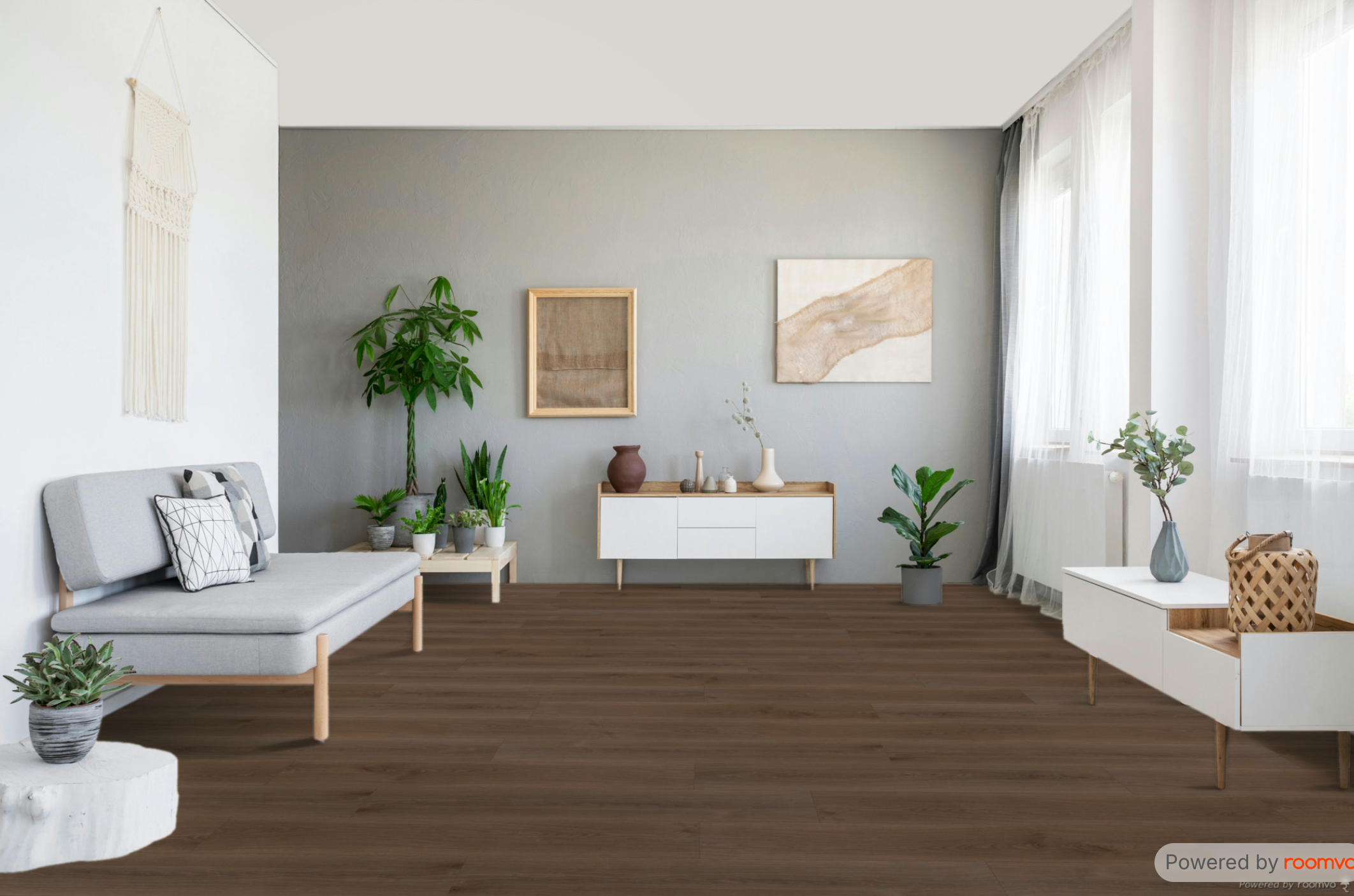 Golden Arowana - Mountain Forge - Rigid Core - Waterproof Flooring with Attached Pad - 9.13" x 48" - Waterproof Luxury Vinyl Plank Flooring 811404 room
