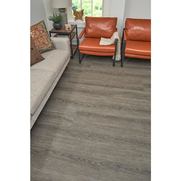 LIFEPROOF - Turl Street Oak- 9.56"x 60" x 7mm Thick - Click Lock - Waterproof Luxury Vinyl Plank Flooring with Attached Pad 26133