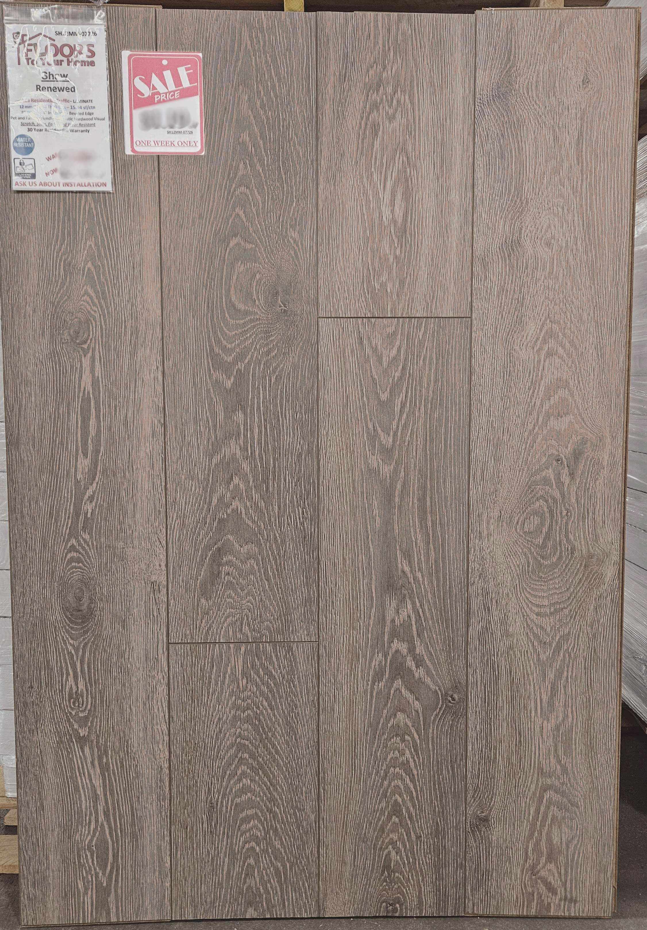 Premium Quality Shaw Connection Collection - Renewed - 12mm Thick - 8.03" x 47.64" Click Together Laminate Flooring 07726