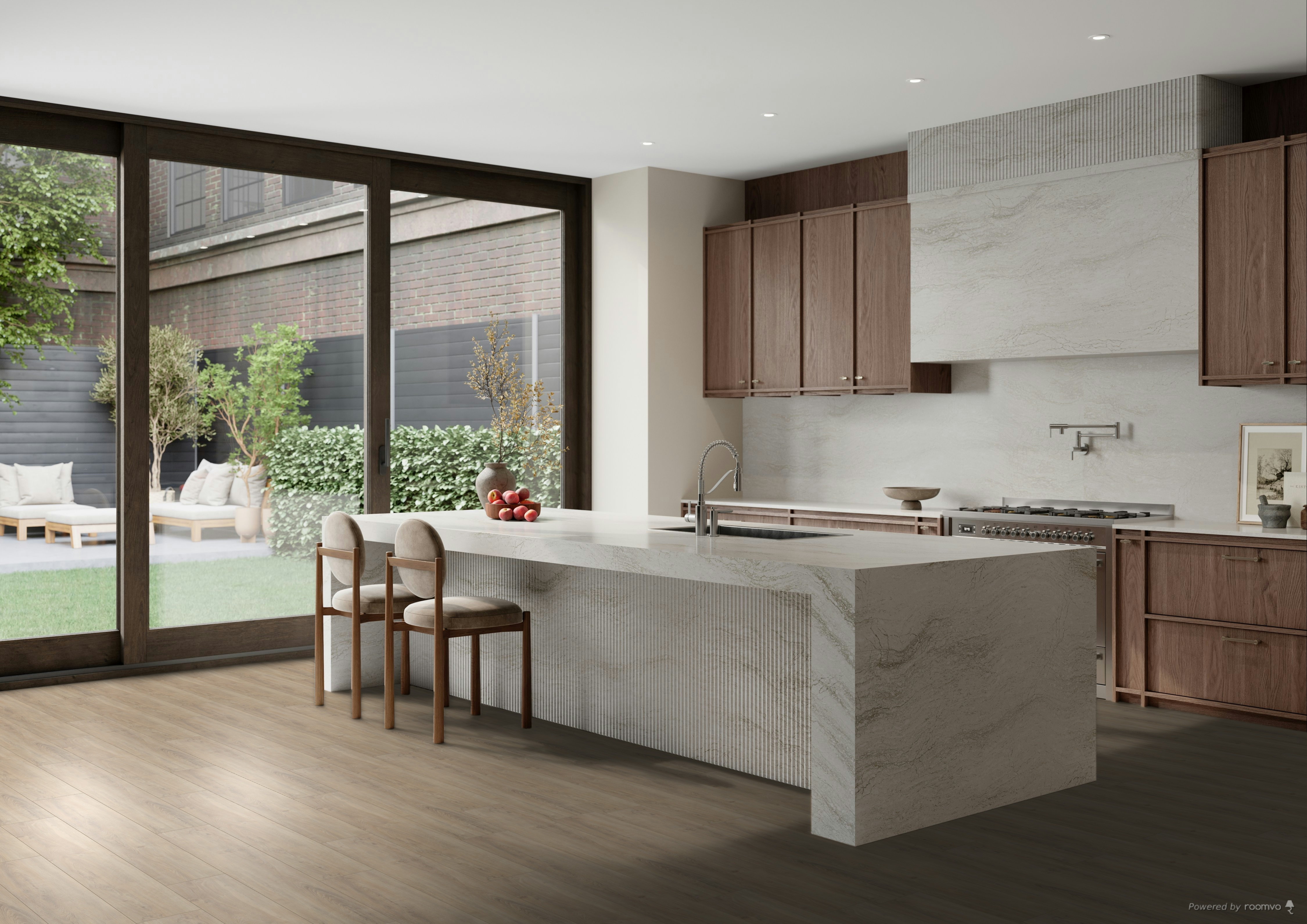 Hallmark - Ascent Everest Oak - Rigid Core - Waterproof Flooring with Attached Pad 9" x 59" Waterproof Luxury Vinyl Plank Flooring EVEREST