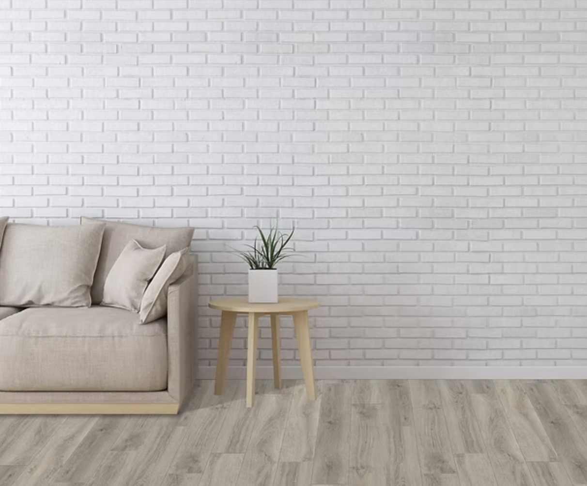 Hallmark - Ascent Denali Oak - Rigid Core - Waterproof Flooring with Attached Pad 9" x 59" Waterproof Luxury Vinyl Plank Flooring DENALI SQFT Price : 3.39 room