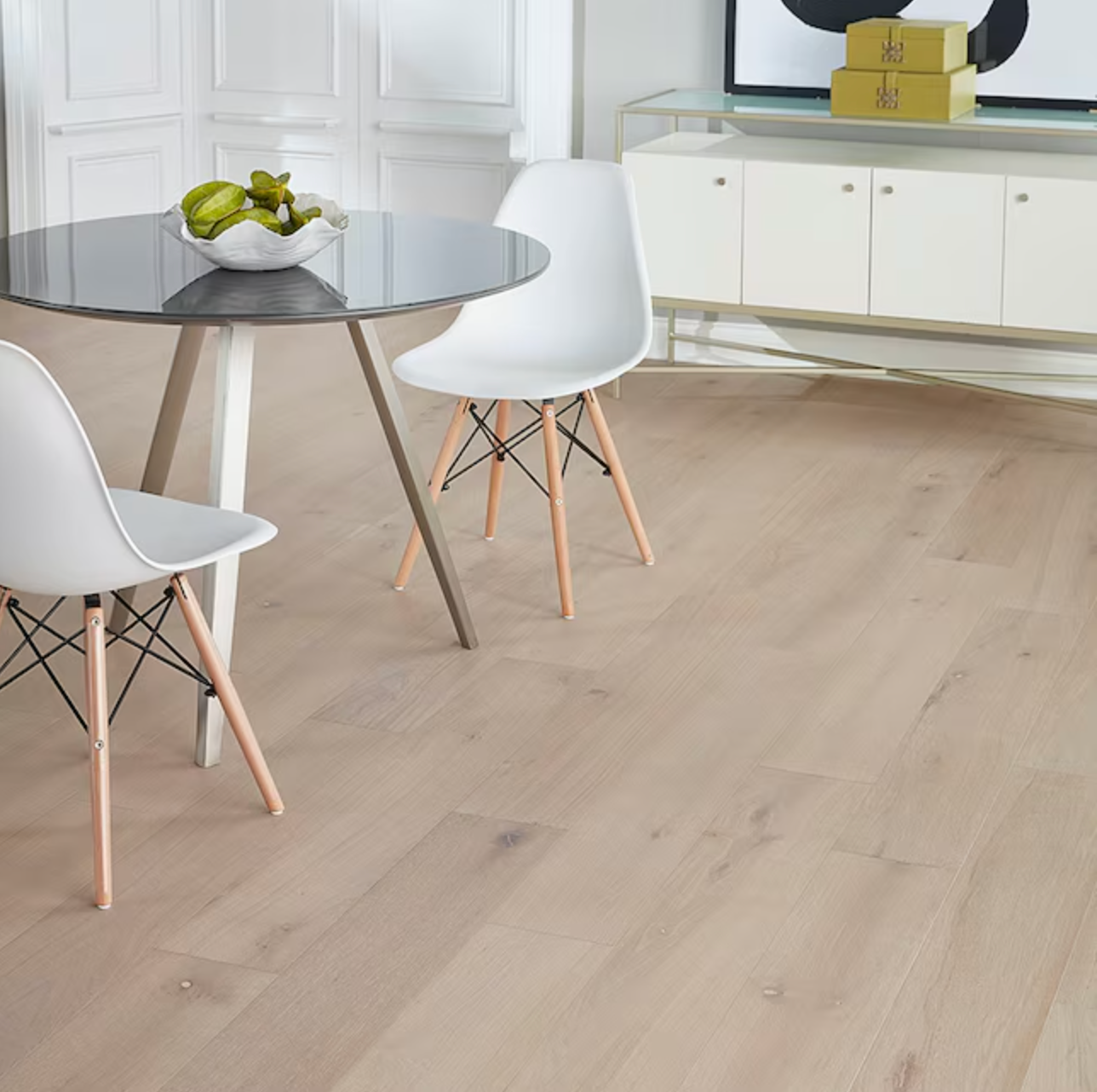 Pergo Woodcraft Water Resistant Hardwood Winter Park Click Together 7" Wide Engineered Hardwood SQFT Price : 3.39