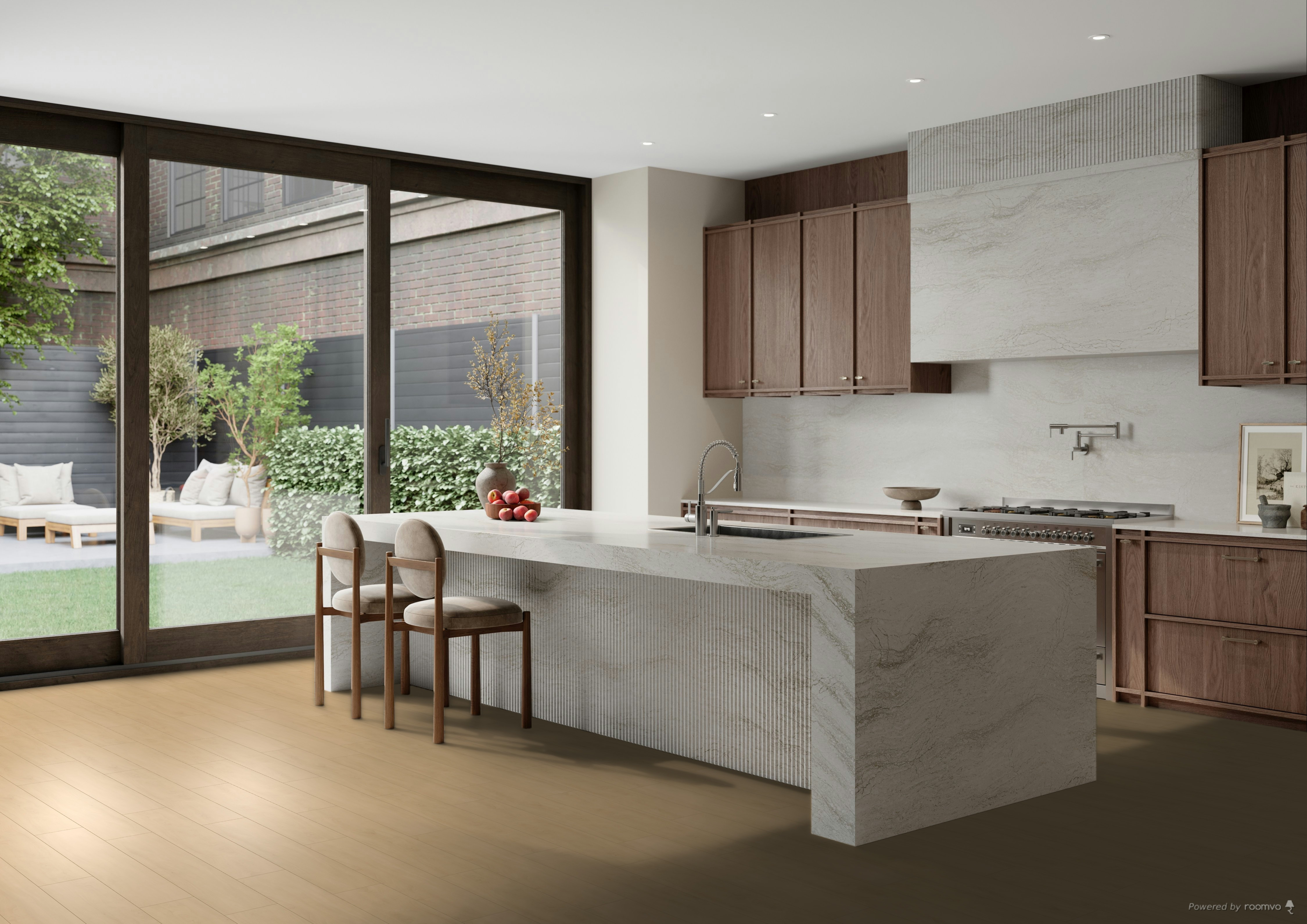 Hallmark Floors Voyager Collection - Aldrin maple - 6" x 36" - Glue Down Luxury Vinyl Plank - ALDRIN room