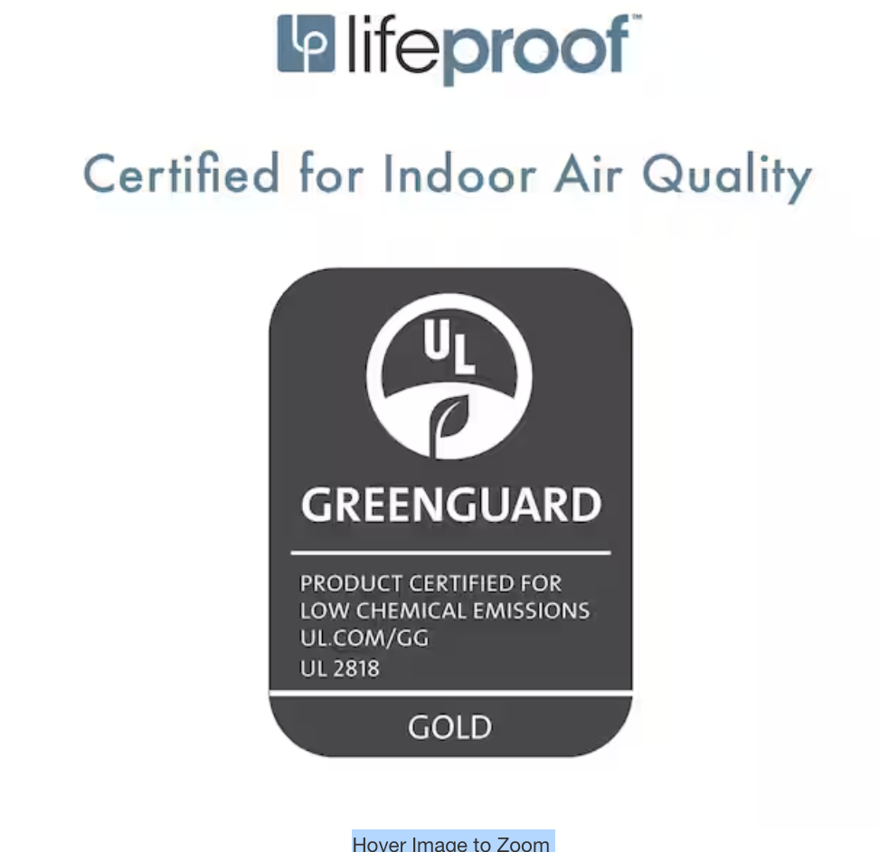 LIFEPROOF - Banff Gray Hickory - 7.13"x48.03" Click Lock Waterproof Vinyl Plank Flooring BANFF SQFT Price : 3.19