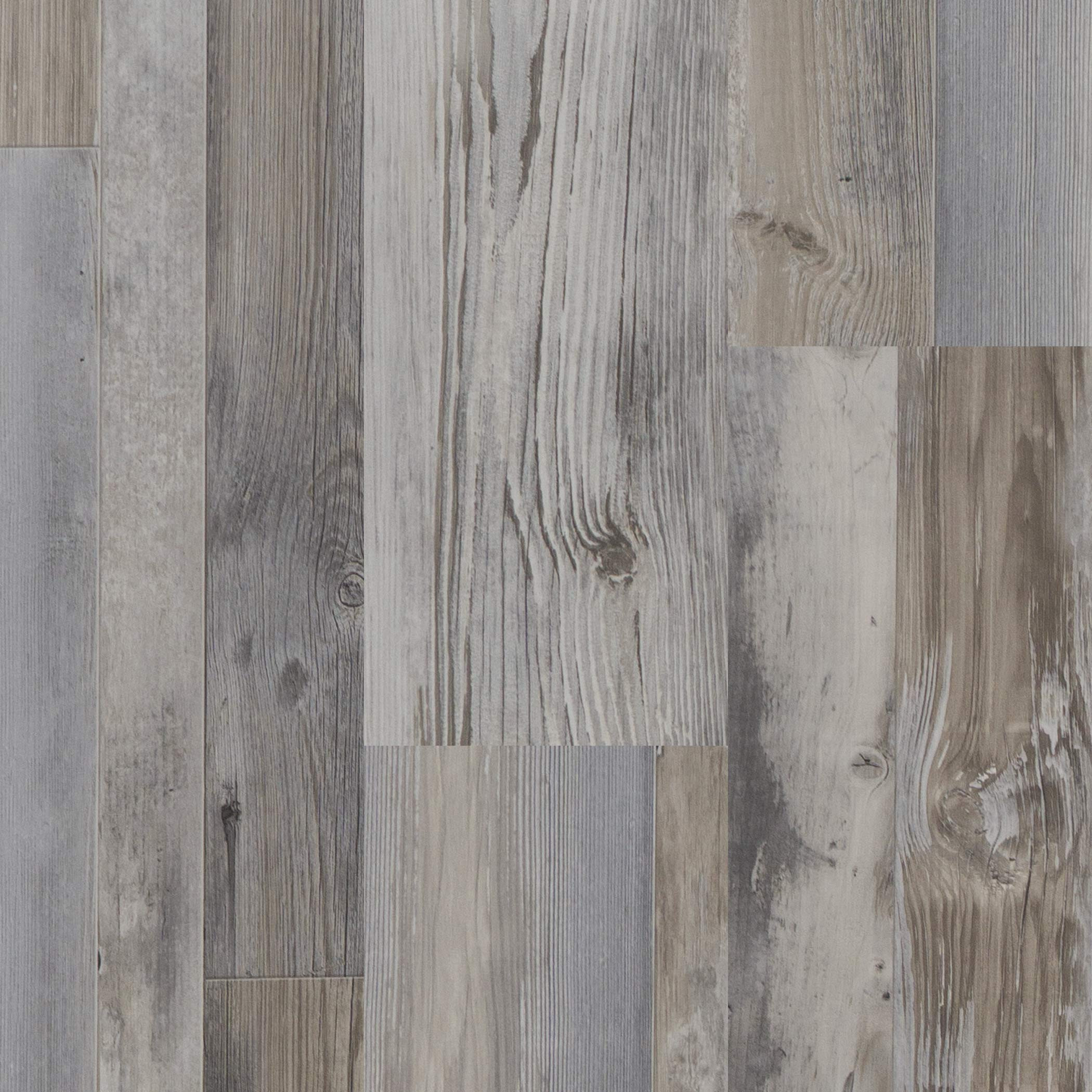 Major Brand - LuxePlank Lakeshore Oak - Rigid Core - Waterproof Flooring with Attached Pad 7.24" x 48.03" Waterproof Luxury Vinyl Plank Flooring HLS246