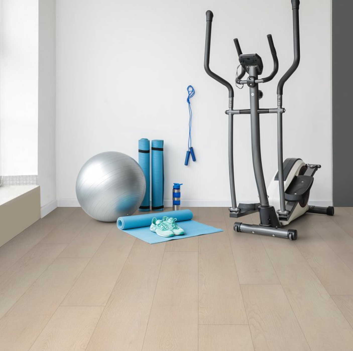 Shaw Loose Lay - Residency - Subtle Beige - 9" x 60" 5mm thick - 01190 SQFT Price : 2.49