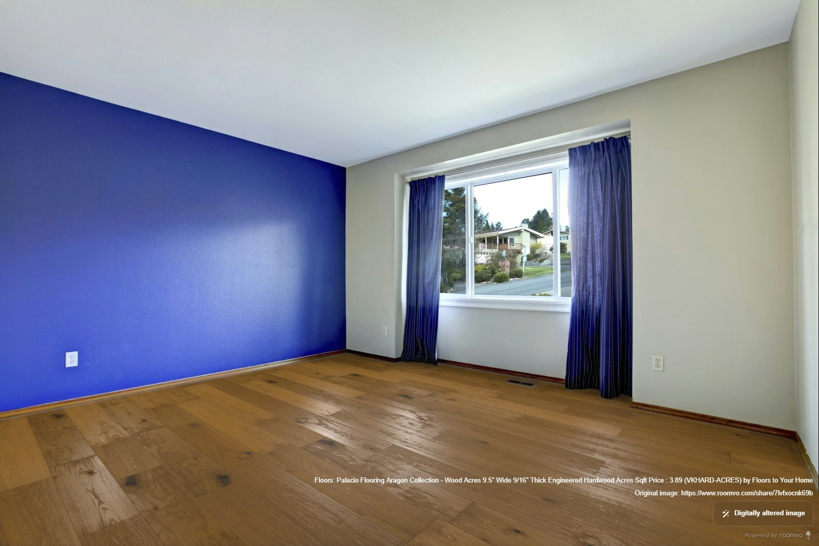 Palacio Flooring Aragon Collection - Wood Acres 9.5" Wide 9/16" Thick Engineered Hardwood ACRES
