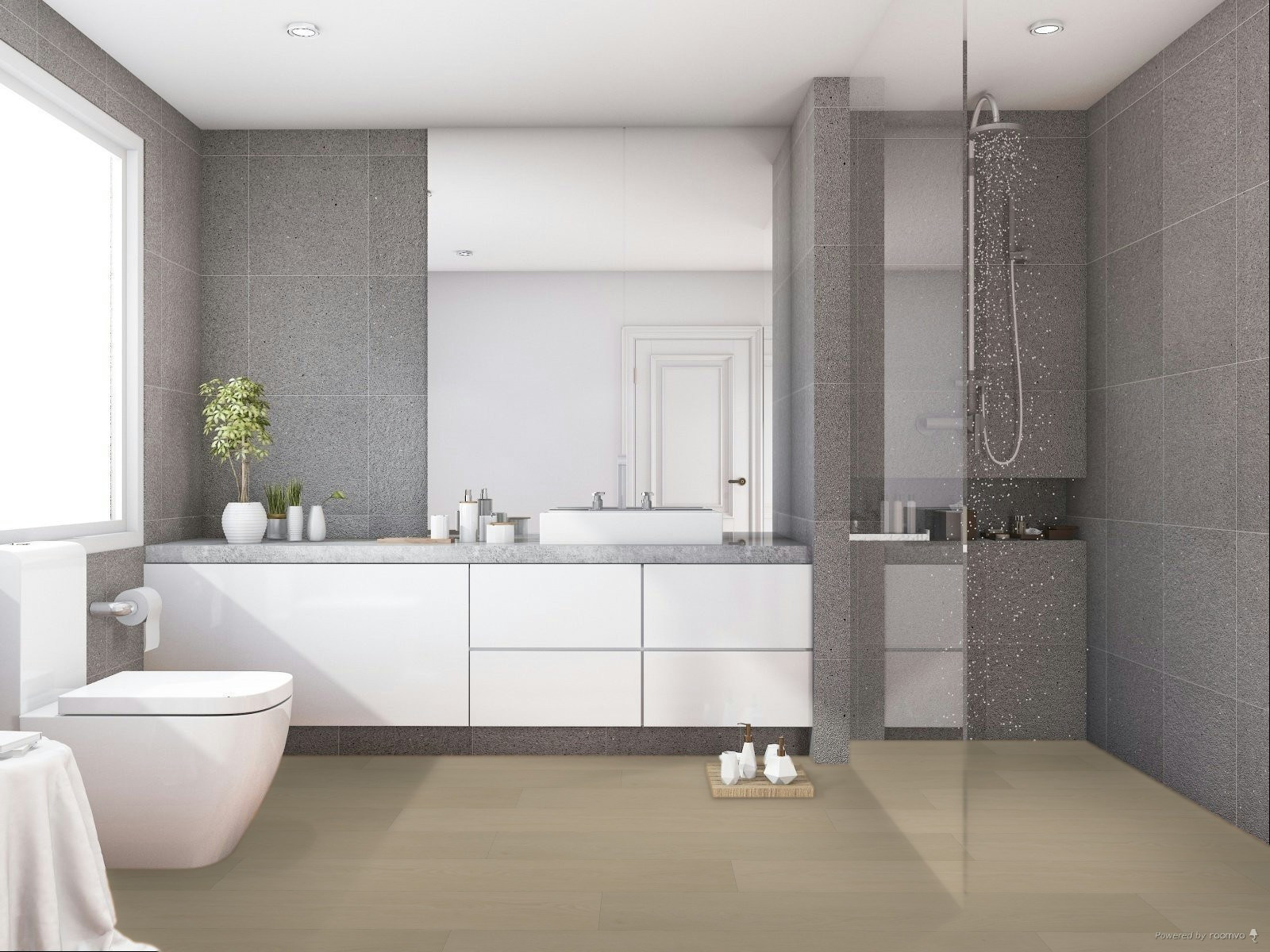 Shaw CORETEC Provenance Delicate Oak - 10.25mm Thick 7" x 60" Waterproof Luxury Vinyl Plank 01031 SQFT Price : 3.79 room