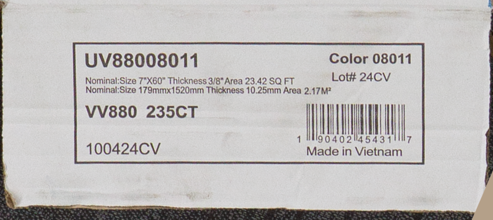 CORETEC Originals Premium Collection Balanced Oak - 10.25mm Thick 7" x 60" Waterproof Luxury Vinyl Plank with Attached Soft Step Pad 01031 SQFT Price : 3.99