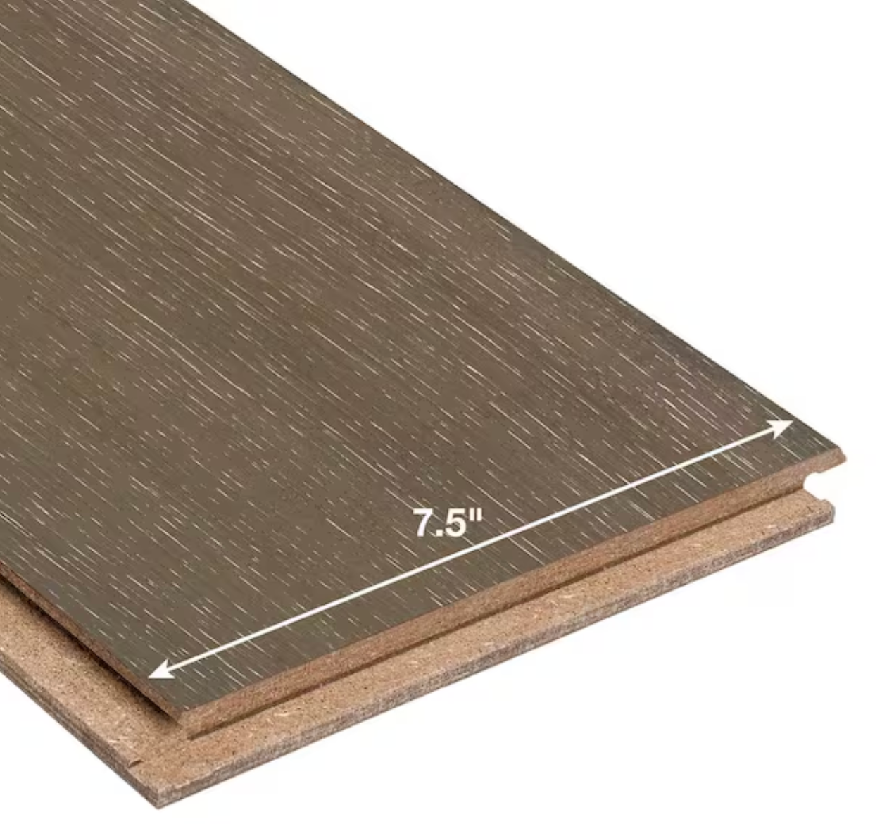 Home Legend - Wire Brushed Brisbane Hickory - 7.5" Wide - Click Together Engineered Hardwood Flooring HL383H SQFT Price : 3.09