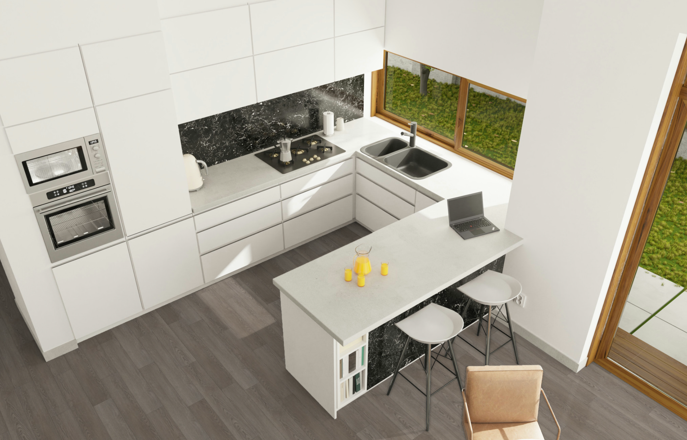 Shaw COREtec Pro Enhanced Conway Oak Vinyl Flooring 7"x 48" 5mm room