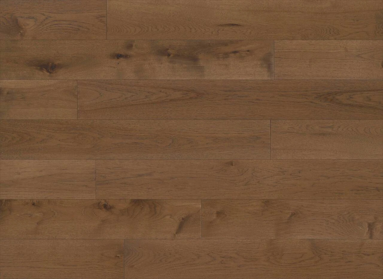 Baroque Flooring - Creekhouse Lane 7-1/2" Wide x 1/2" Thick - Engineered Hickory Hardwood Flooring