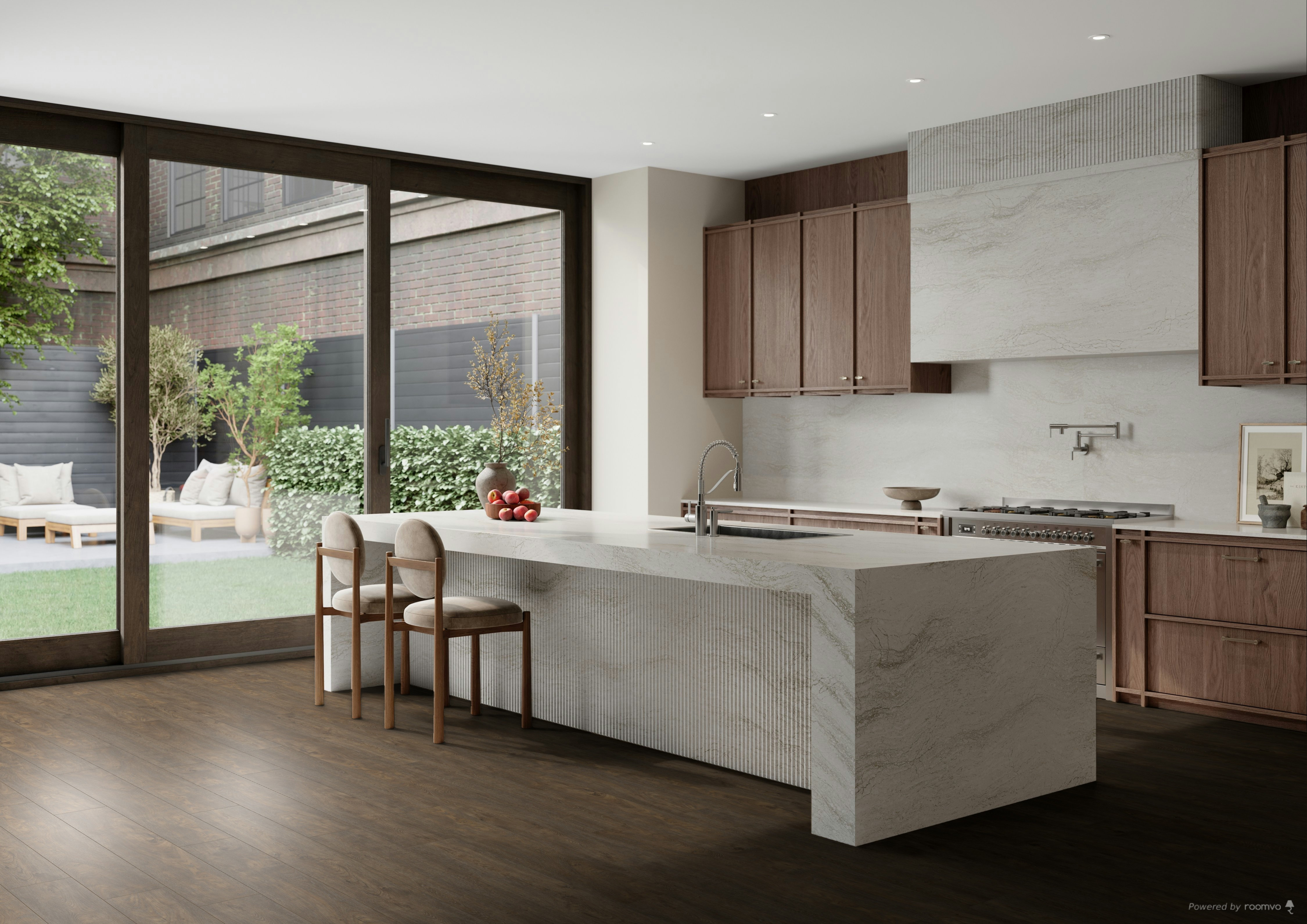 Shaw COREtec - Composed Chalet - 7" x 48" Waterproof Luxury Vinyl Plank with Attached Cork 00755 room