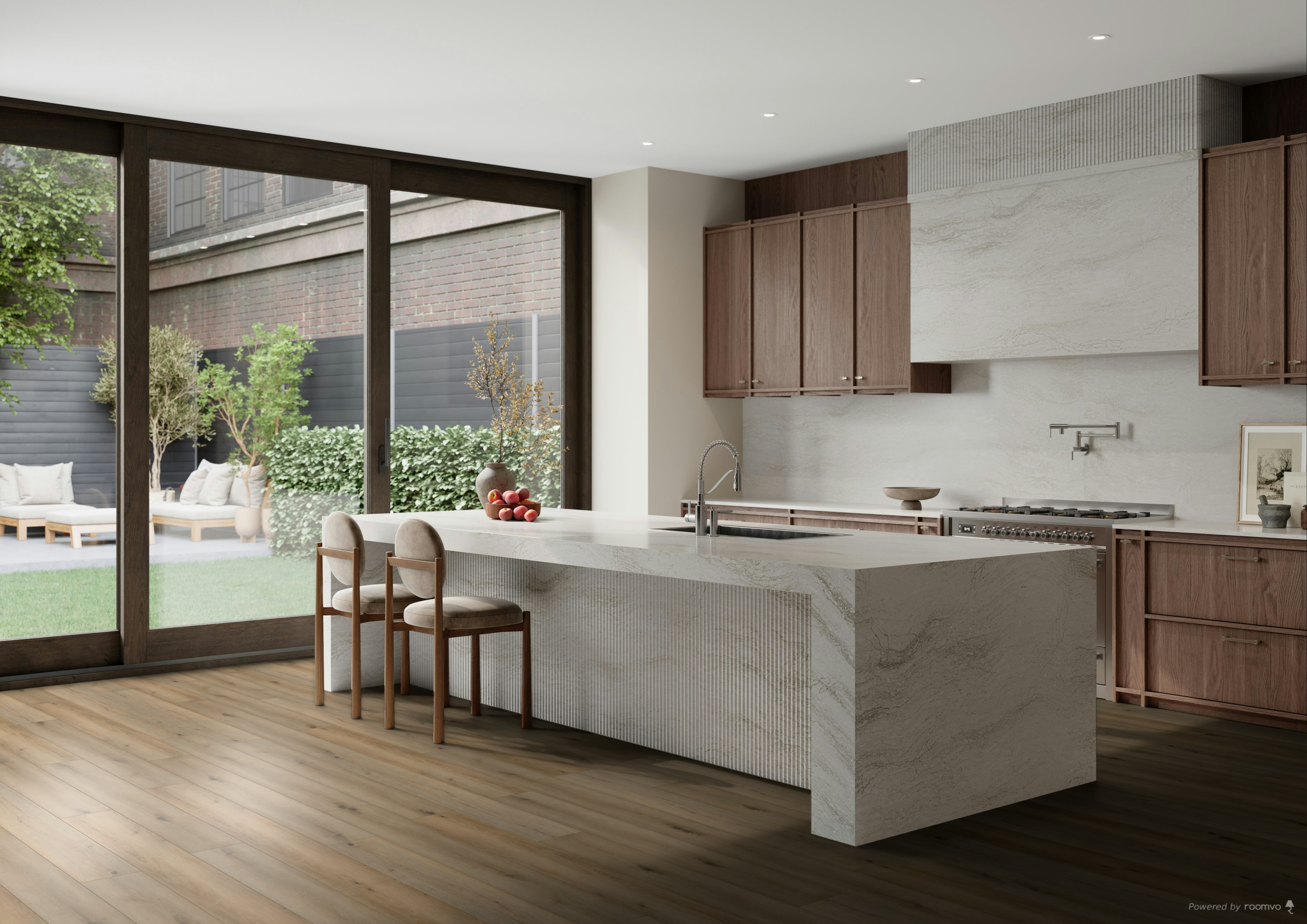 Timeless Designs Impervious Collection - Florentine Oak -  Waterproof Flooring - 9"x 60" Luxury Vinyl Plank room