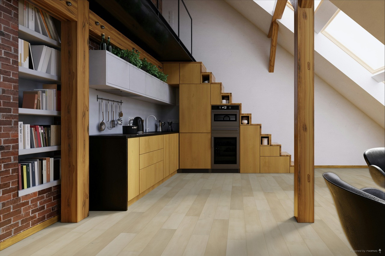 Johnson Hardwood - Saga Village Collection Eclipse - 6.5" Wide 1/2" Thick - Maple Engineered Hardwood
