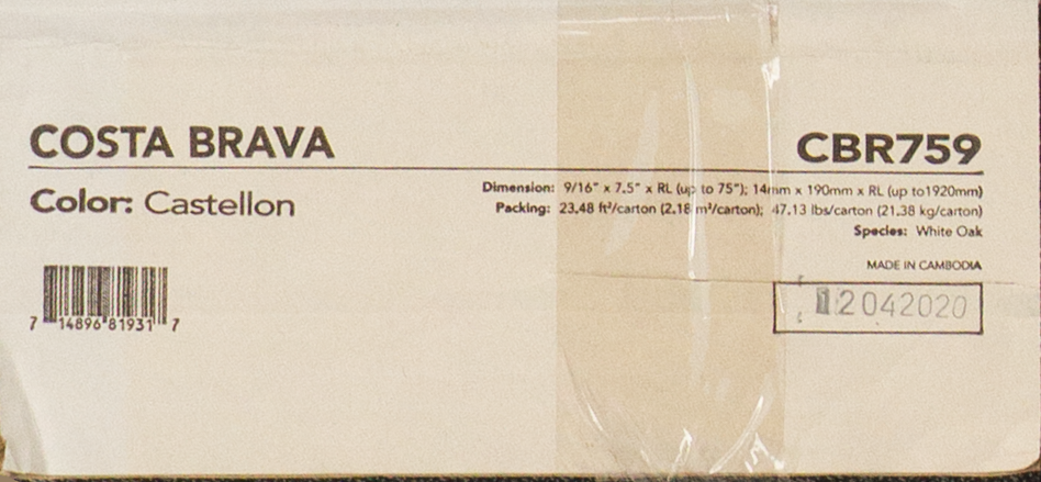 Earthwerks Hardwood - Costa Brava Castellon 7.5" Engineered Wood Flooring