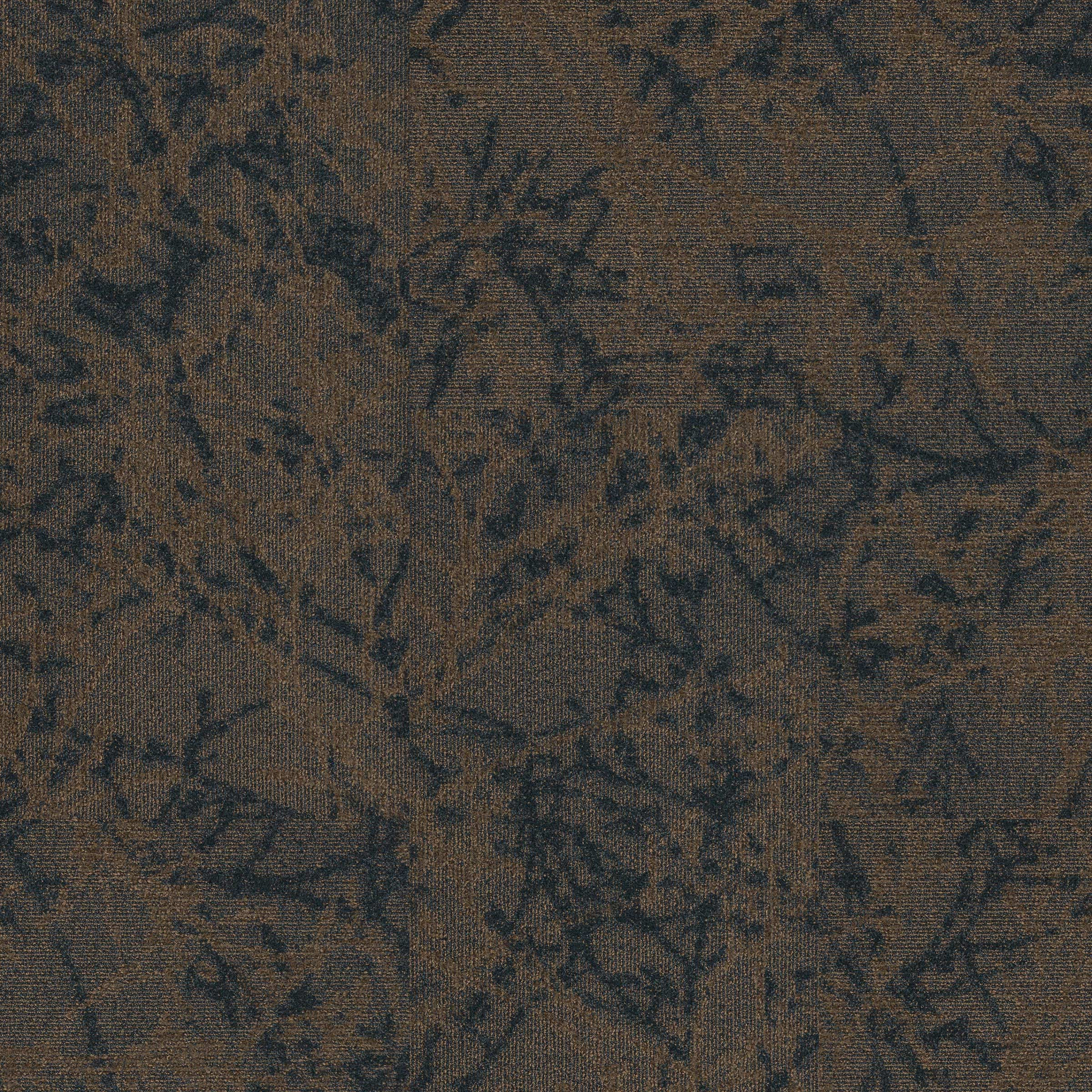 Shaw Rooted 18"x36" Navy Bronze Carpet Tile - PERPENDICULAR