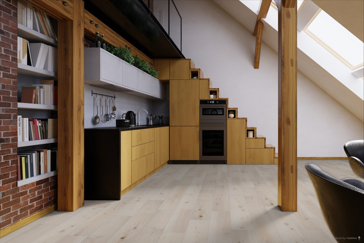 CORELUXE - French Oak - 8mm 7.8" x 60" Rigid Core Waterproof Flooring with Attached Pad
