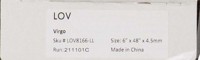 Natchez 4.5mm Luxury Vinyl Loose Lay Waterproof Flooring 6" x 48" Virgo