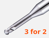 2 Flute 45°Helix Ball End Mills - 2ALB