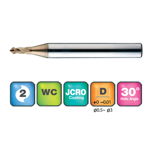 Miniature Chamfering End Mills - JJ Tools