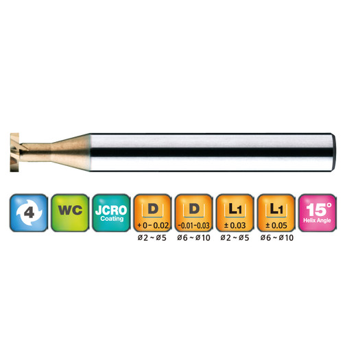 Carbide T-Slot Cutters - JJ Tools 4TES