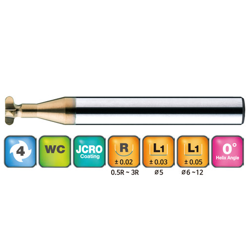 Full Radius T-Slot Cutters - JJ Tools