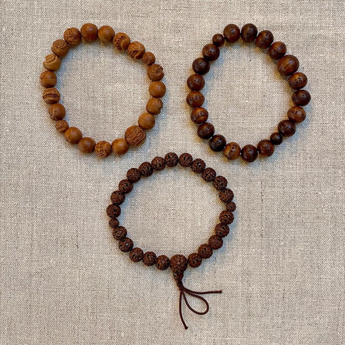 Buddhist Wooden Men’s Bracelet