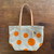 Market Bag (S) Orange Dots