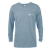 Be The Change Unisex Long Sleeve Tee (Steel Blue)