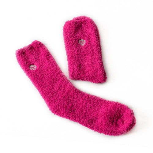 Pink Fuzzy Socks