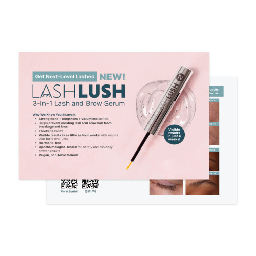 Lash Lush Marketing Handout Cards (25-Pack)