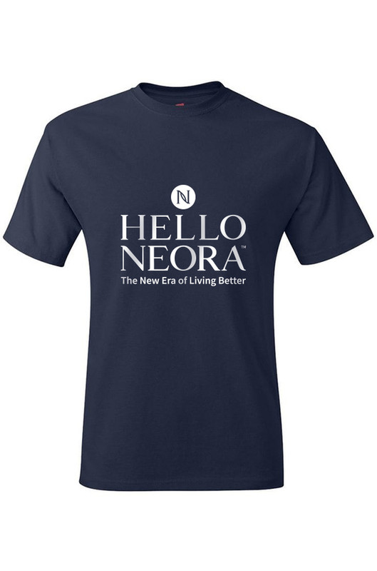 Unisex "Hello Neora" Tee (Navy Blue)