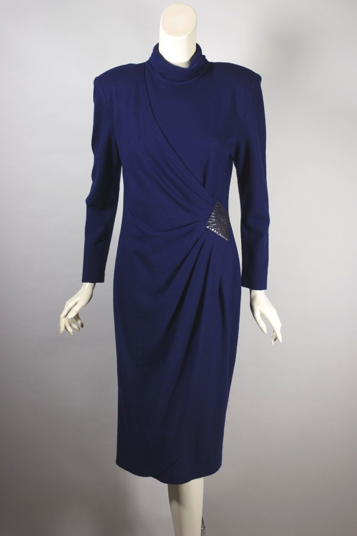 Long Sleeve Ralph Lauren Dresses Evening Gown 40s Dresses Midnight