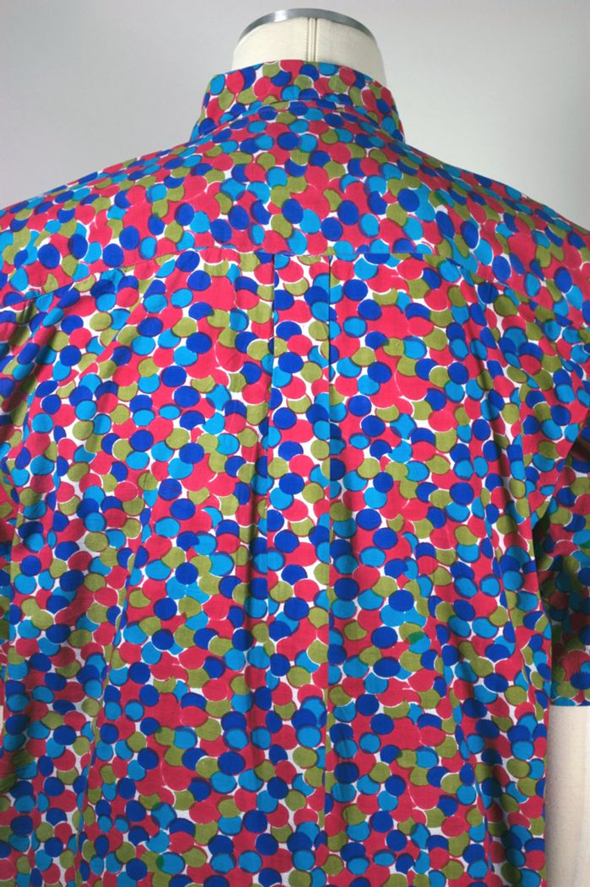 Vintage Men's Shirt - Blue - XXL